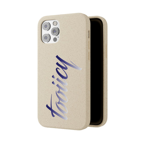 Eco-Friendly Biodegradable Phone Case - 'Tooiicy' Design