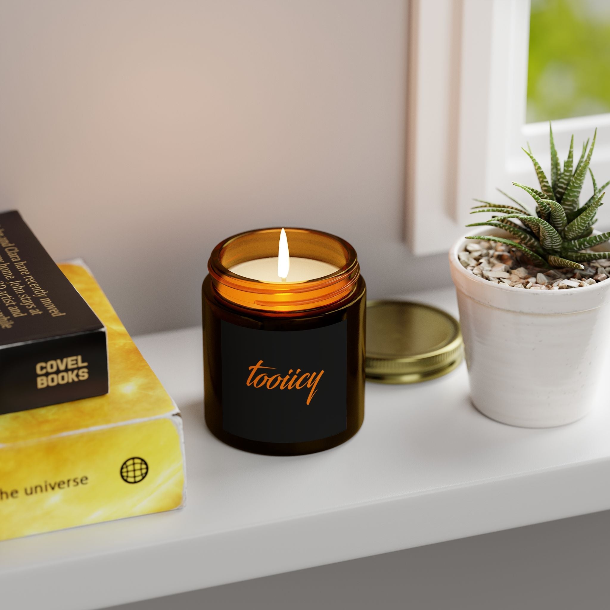 Toxicity Scented Candles - Coconut Apricot Wax (4oz & 9oz) | Relaxing Home Fragrance Printify