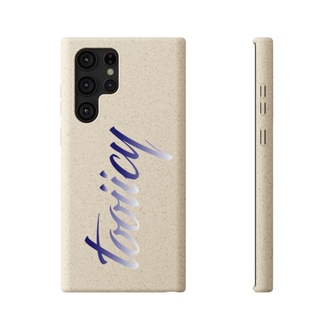 Eco-Friendly Biodegradable Phone Case - 'Tooiicy' Design