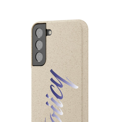 Eco-Friendly Biodegradable Phone Case - 'Tooiicy' Design