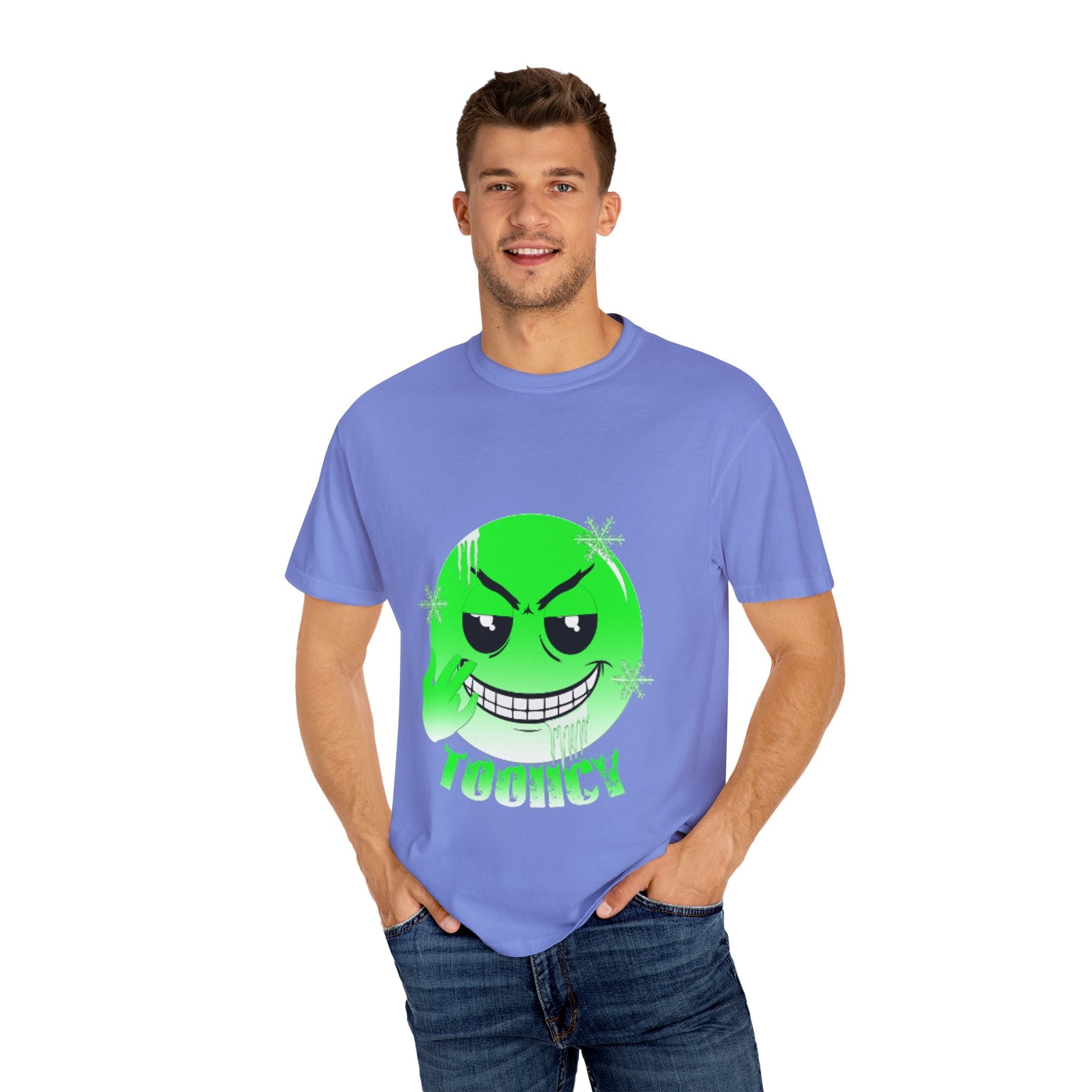Tooiicy Green Face T-shirt Printify
