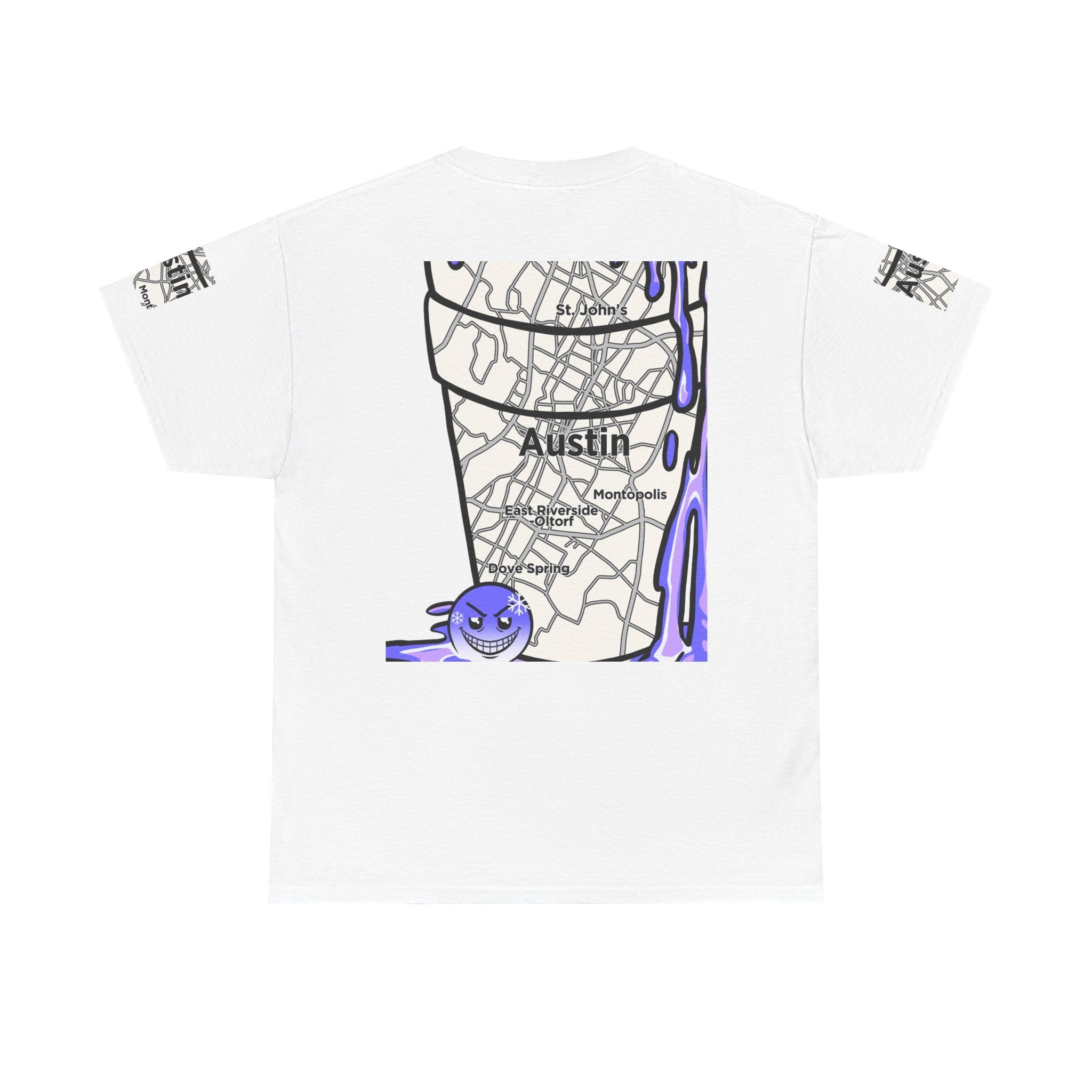 Austin Texas Map Texas Tea Shirt from Tooiicy Clothing Printify