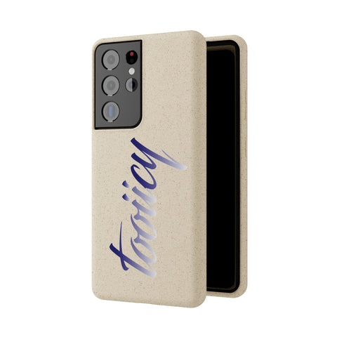 Eco-Friendly Biodegradable Phone Case - 'Tooiicy' Design