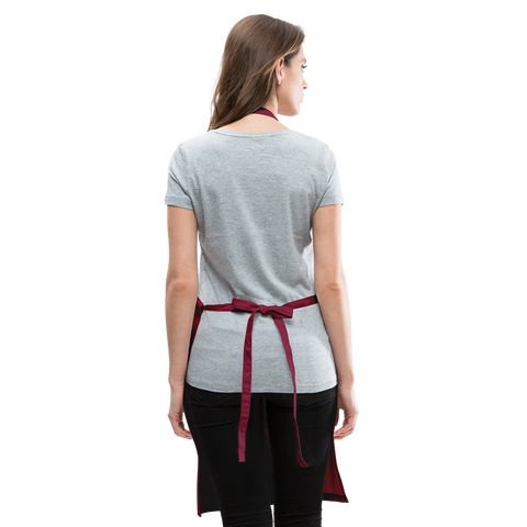 Adjustable Apron - burgundy