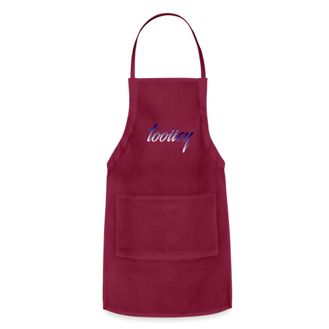 Adjustable Apron - burgundy