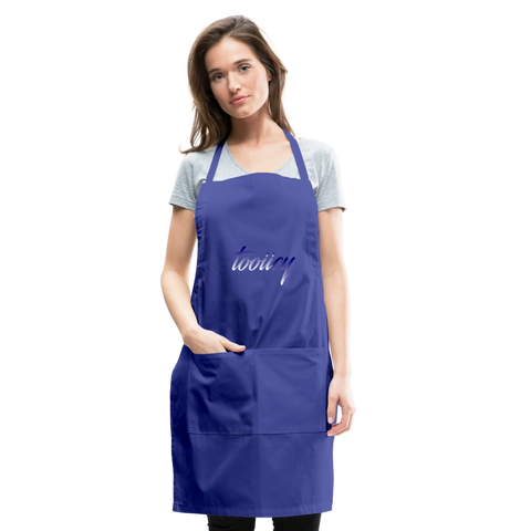 Adjustable Apron - royal blue