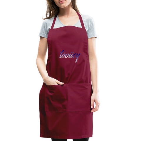 Adjustable Apron - burgundy