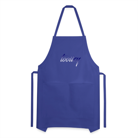 Adjustable Apron - royal blue
