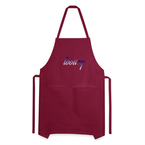 Adjustable Apron - burgundy