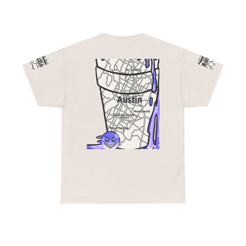 Austin Texas Map Texas Tea Shirt from Tooiicy Clothing Printify