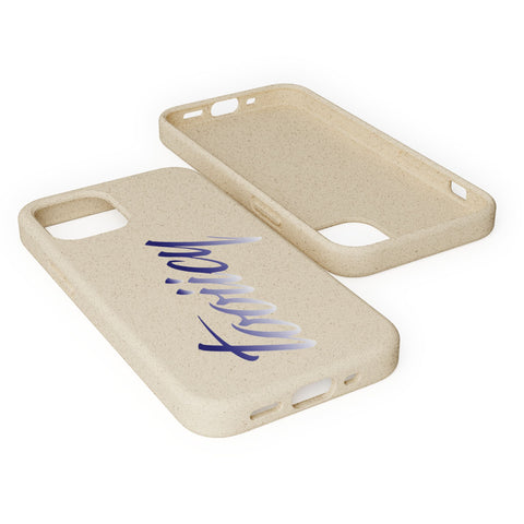 Eco-Friendly Biodegradable Phone Case - 'Tooiicy' Design