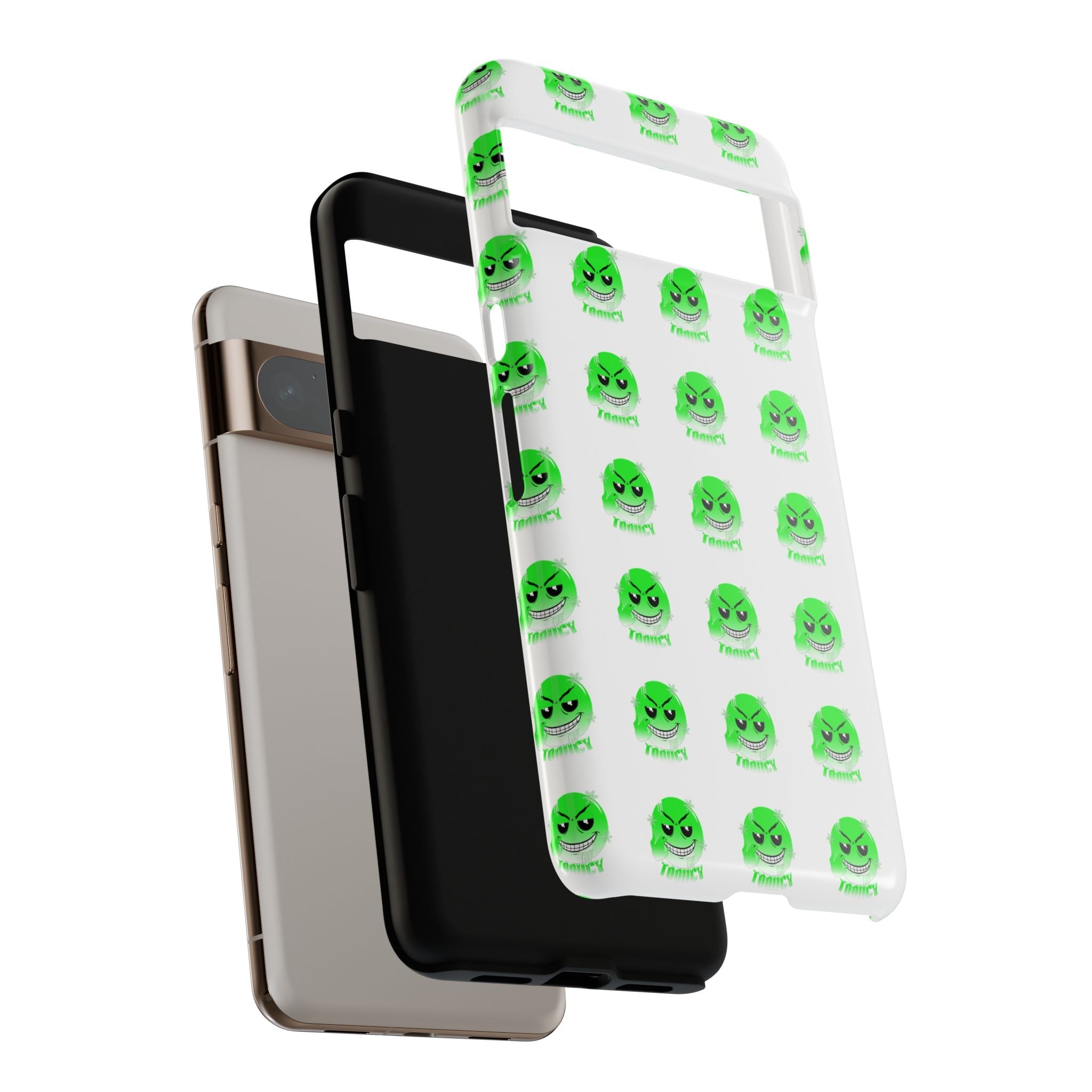 Tooiicy Green Face Phone Case Printify