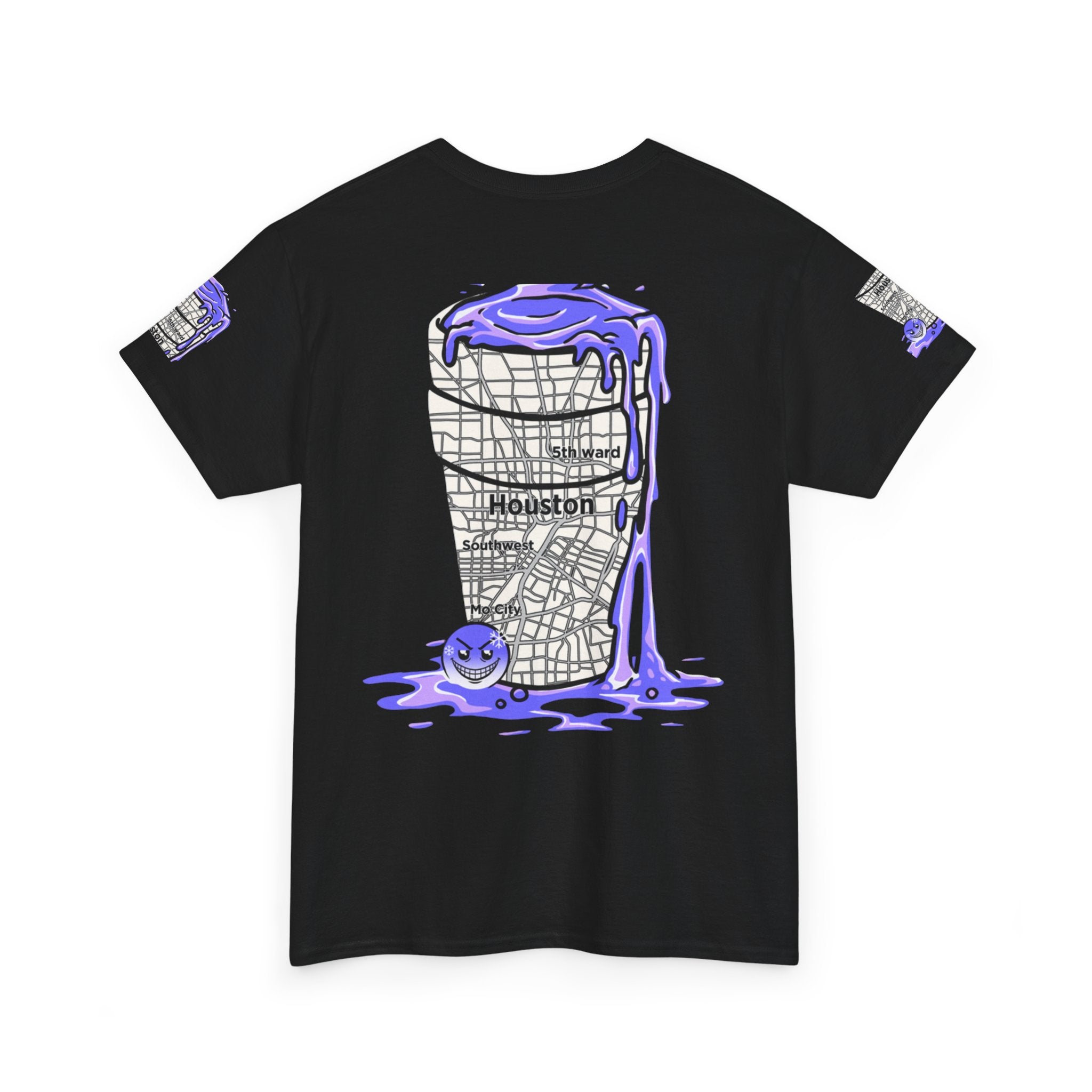 Houston Map Tooiicy Texas Tea-Shirt Printify