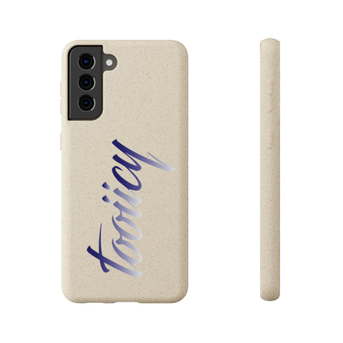 Eco-Friendly Biodegradable Phone Case - 'Tooiicy' Design