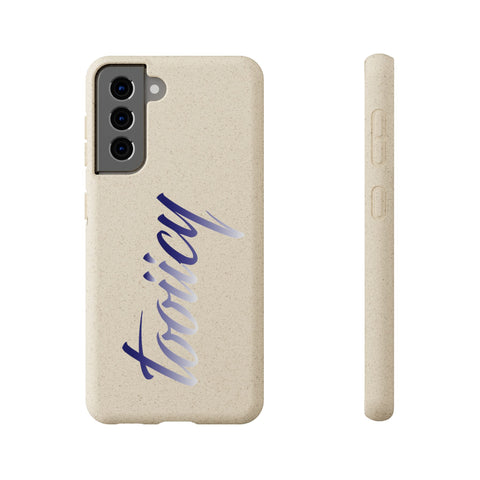 Eco-Friendly Biodegradable Phone Case - 'Tooiicy' Design