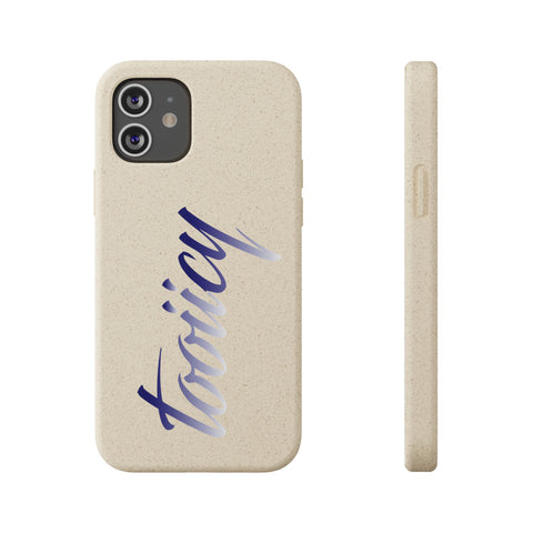 Eco-Friendly Biodegradable Phone Case - 'Tooiicy' Design