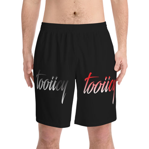 Men's Elastic Beach Shorts - Stylish 'Tooiicy' Design for Summer Fun