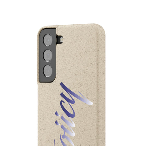 Eco-Friendly Biodegradable Phone Case - 'Tooiicy' Design
