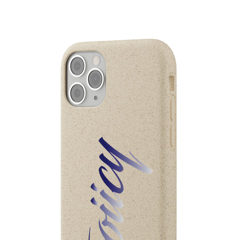 Eco-Friendly Biodegradable Phone Case - 'Tooiicy' Design