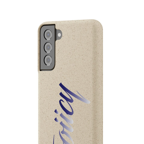 Eco-Friendly Biodegradable Phone Case - 'Tooiicy' Design