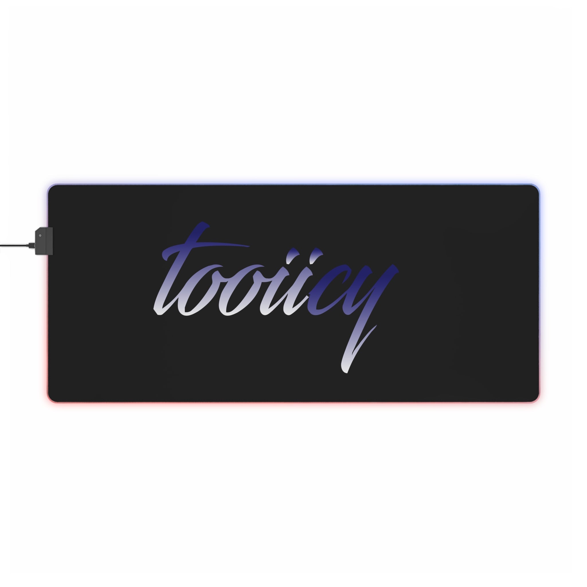 Illuminated Gaming Mouse Pad - Tooiicy Design for Gamers Printify