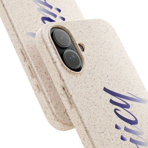 Eco-Friendly Biodegradable Phone Case - 'Tooiicy' Design
