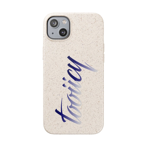 Eco-Friendly Biodegradable Phone Case - 'Tooiicy' Design