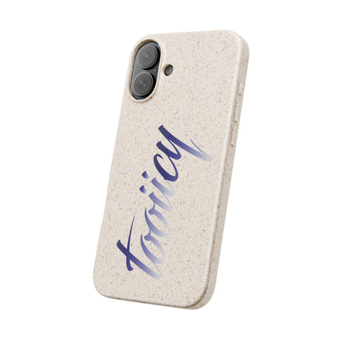 Eco-Friendly Biodegradable Phone Case - 'Tooiicy' Design