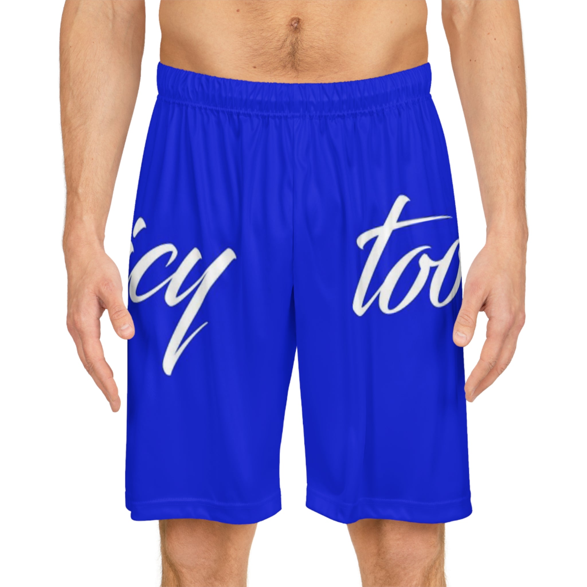 Blue Fade Basketball Shorts - Tooiicy Design Printify