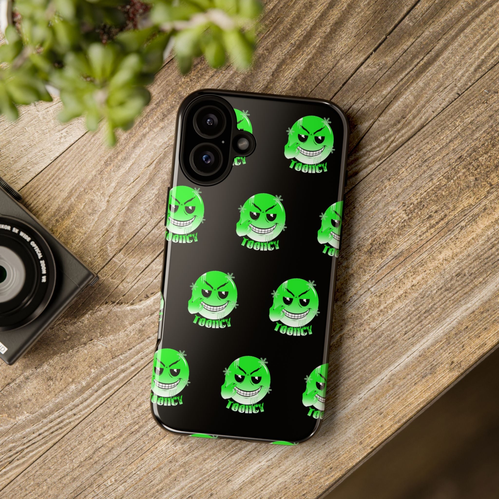 Phone Case - Green Face Tooiicy Design Printify