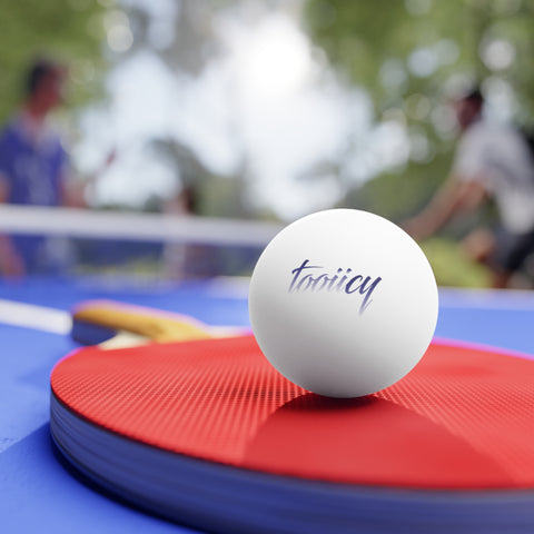 Stylish Ping Pong Balls - Set of 6 with Modern Design