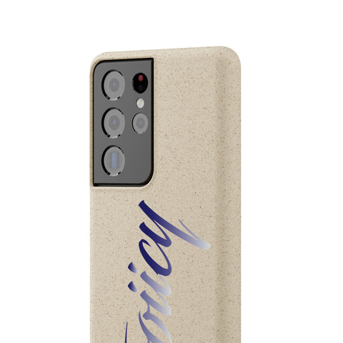 Eco-Friendly Biodegradable Phone Case - 'Tooiicy' Design