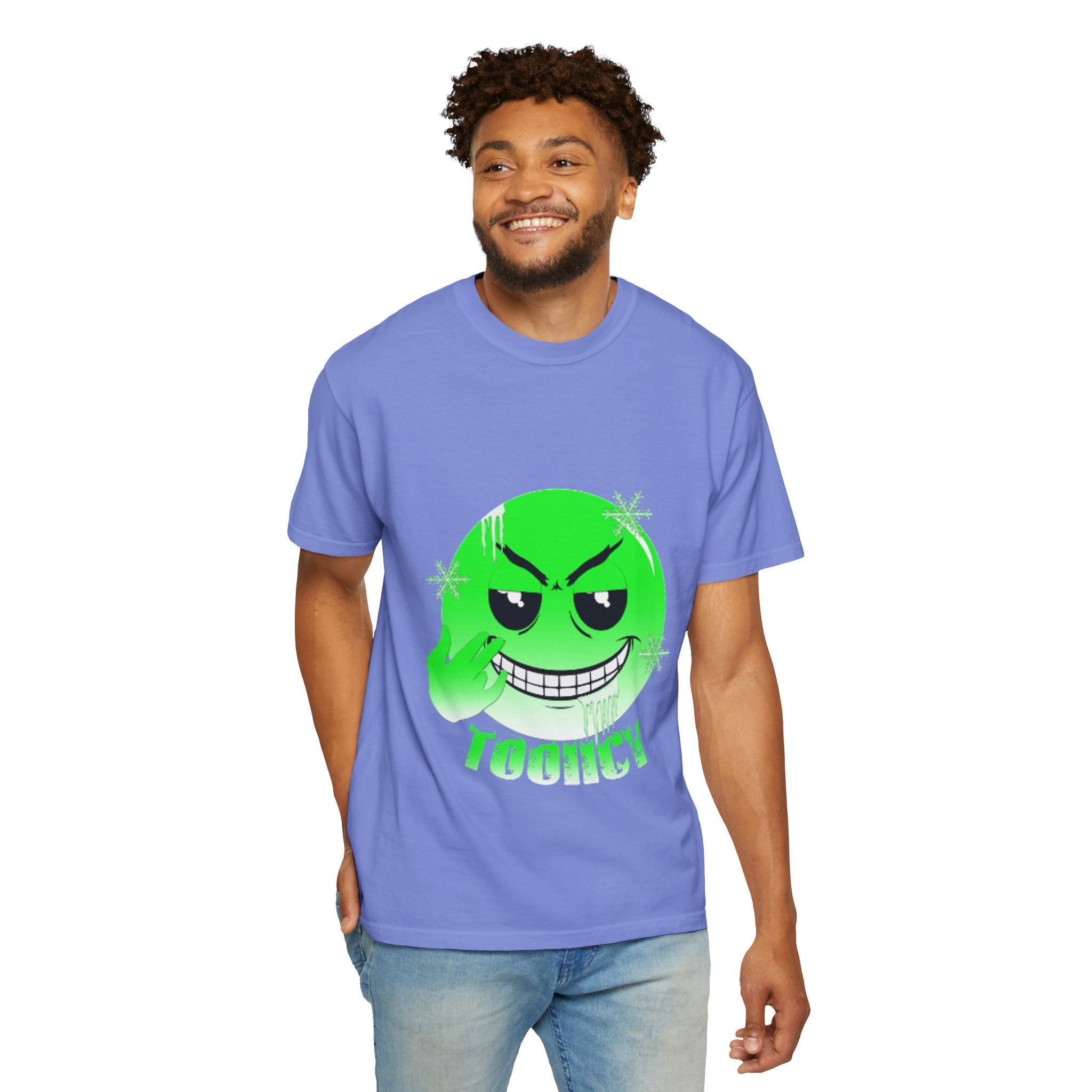 Tooiicy Green Face T-shirt Printify