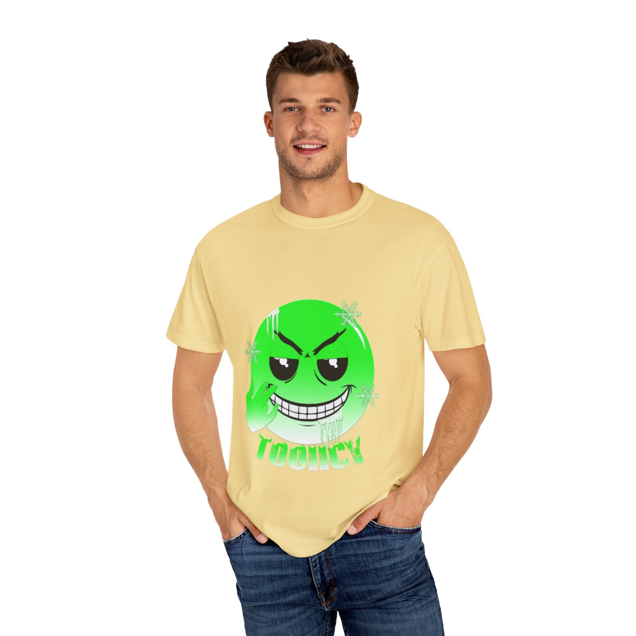 Tooiicy Green Face T-shirt Printify
