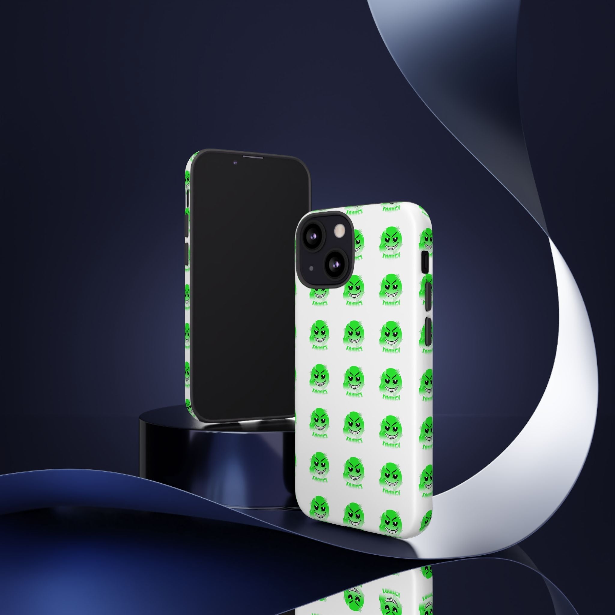 Tooiicy Green Face Phone Case Printify