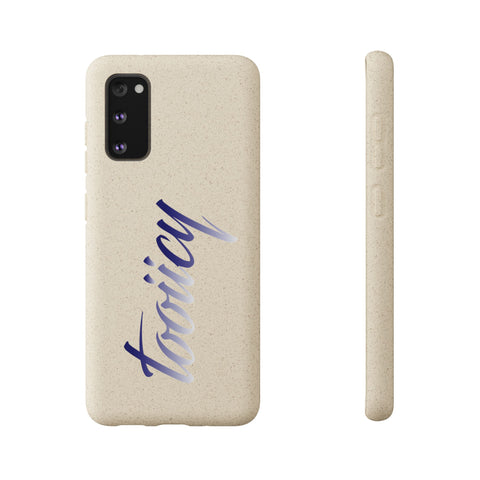 Eco-Friendly Biodegradable Phone Case - 'Tooiicy' Design