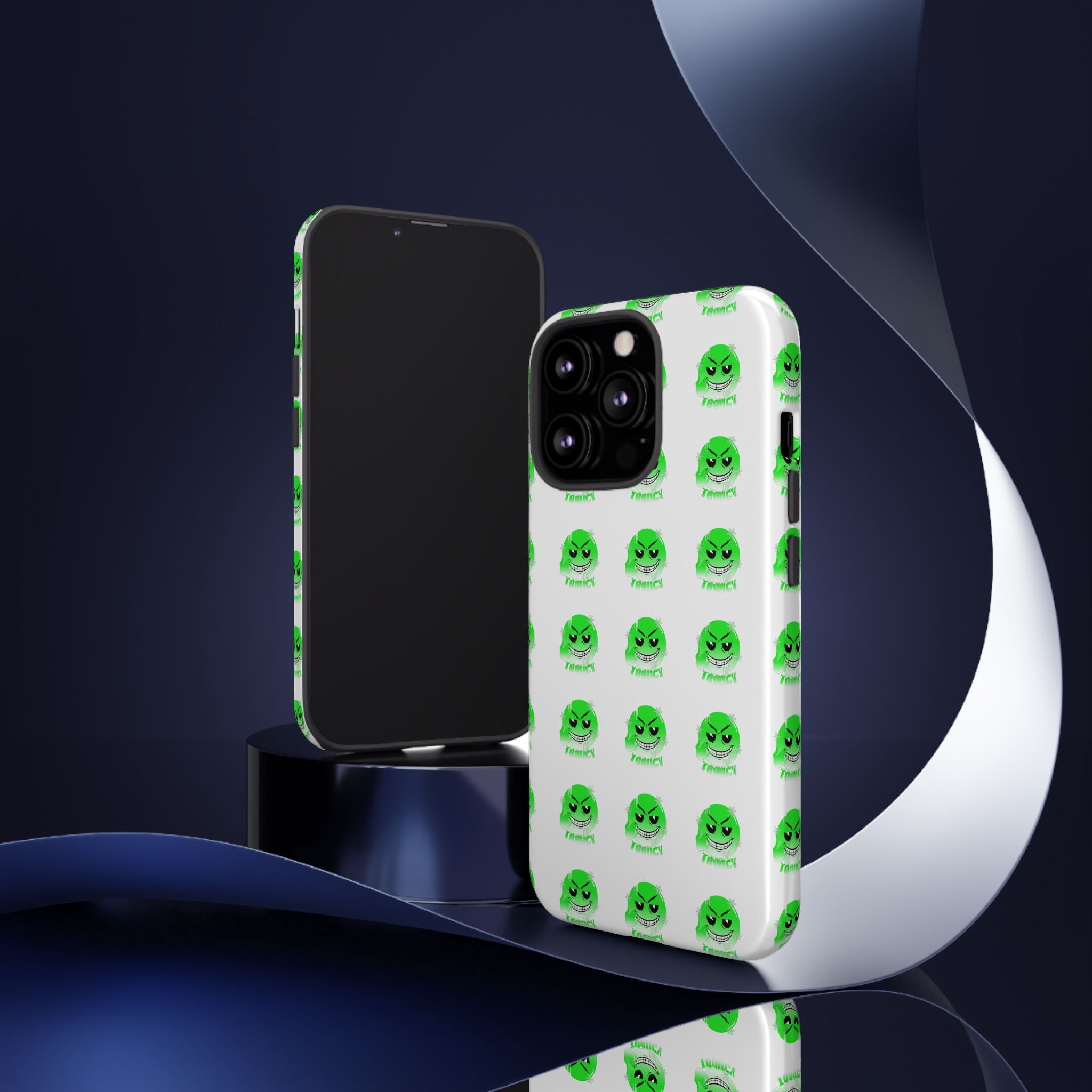 Tooiicy Green Face Phone Case Printify