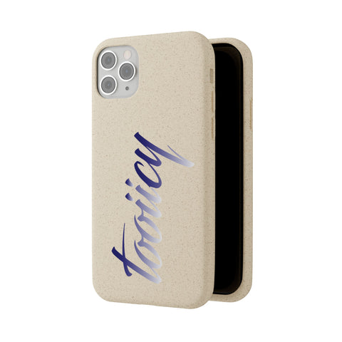 Eco-Friendly Biodegradable Phone Case - 'Tooiicy' Design
