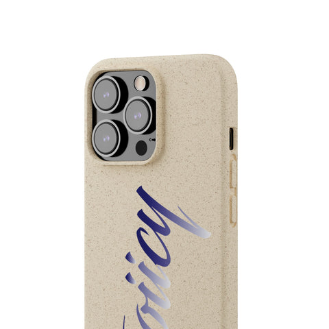 Eco-Friendly Biodegradable Phone Case - 'Tooiicy' Design