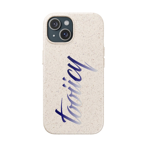 Eco-Friendly Biodegradable Phone Case - 'Tooiicy' Design