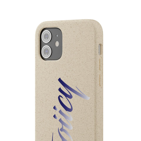Eco-Friendly Biodegradable Phone Case - 'Tooiicy' Design