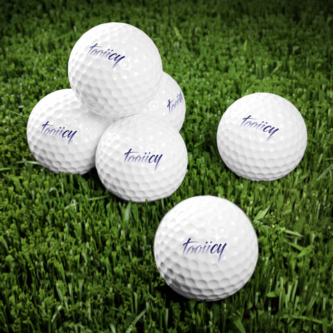 Premium Golf Balls - Eco-Friendly 6-Pack with Stylish Design