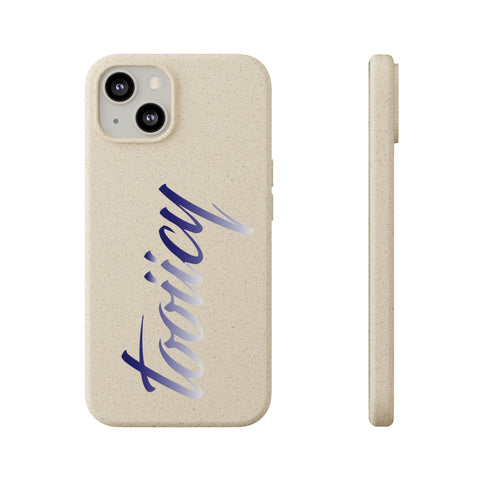Eco-Friendly Biodegradable Phone Case - 'Tooiicy' Design