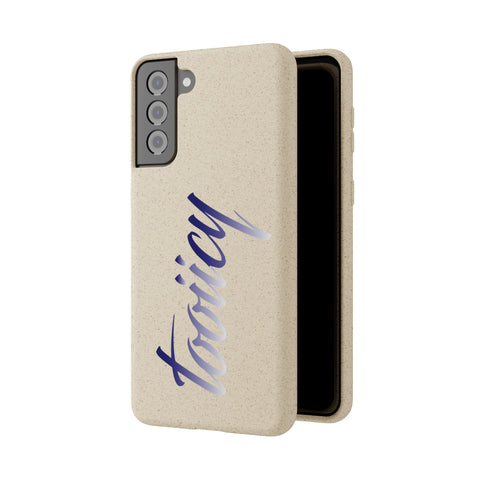 Eco-Friendly Biodegradable Phone Case - 'Tooiicy' Design