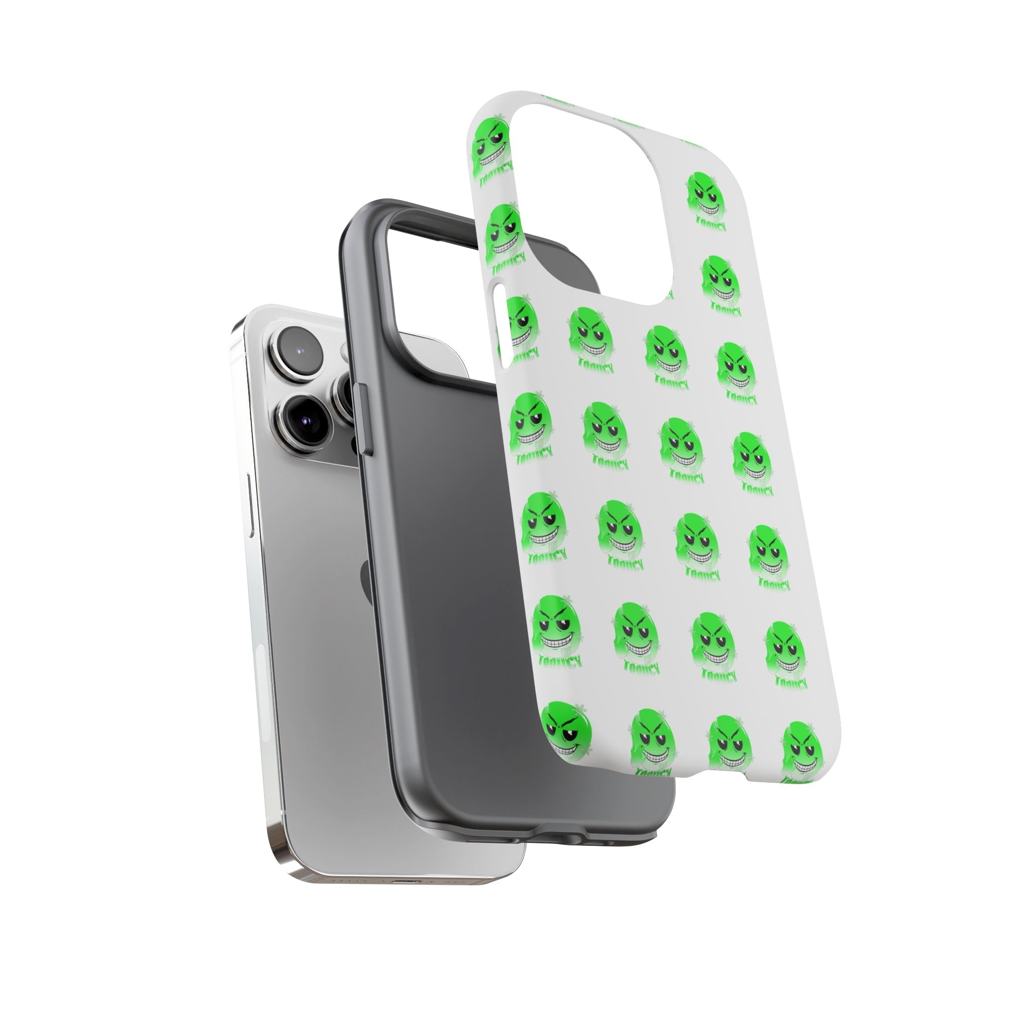 Tooiicy Green Face Phone Case Printify