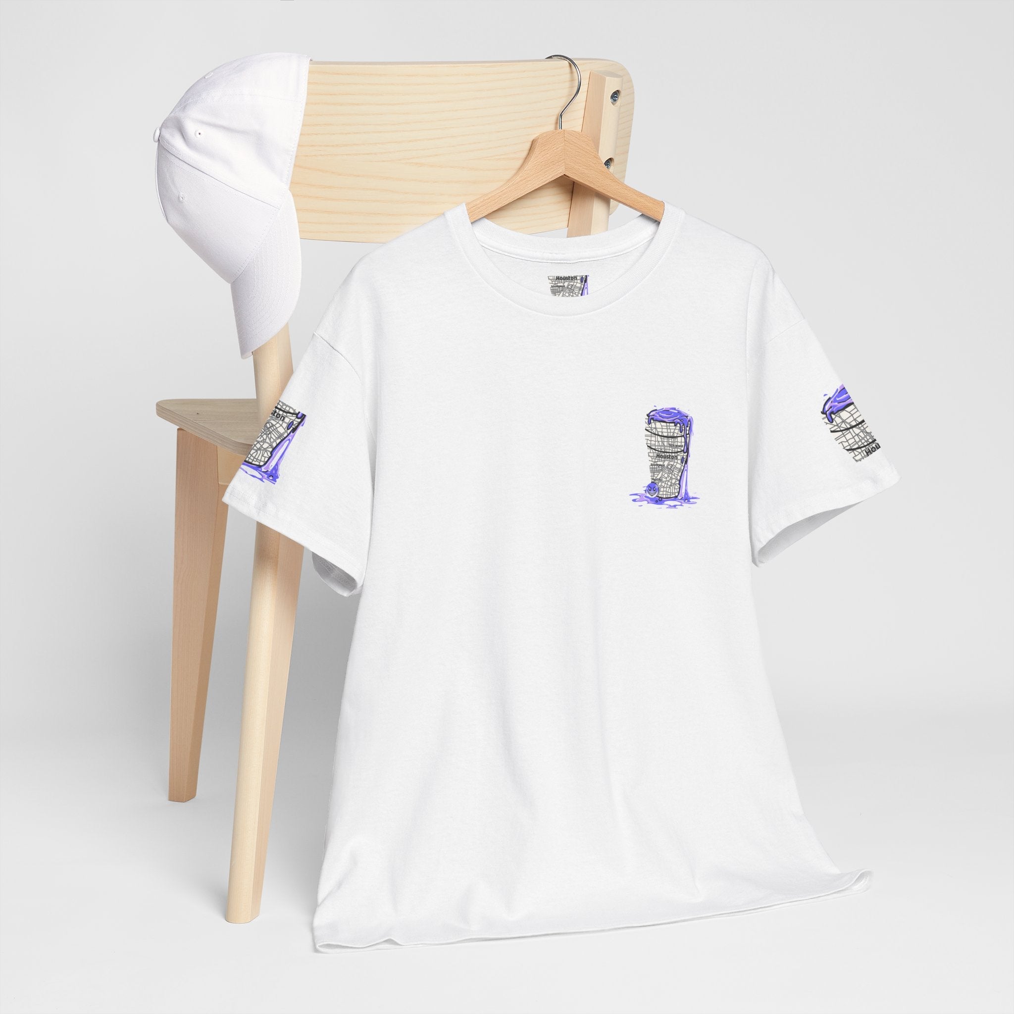 Houston Map Tooiicy Texas Tea-Shirt Printify