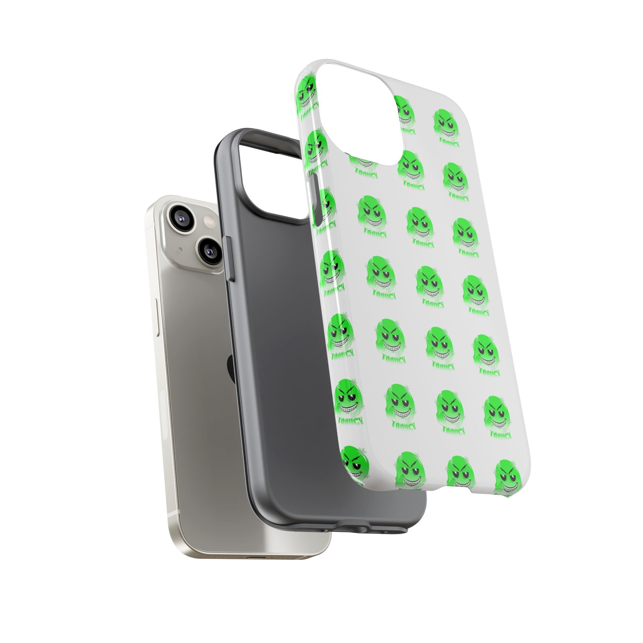 Tooiicy Green Face Phone Case Printify
