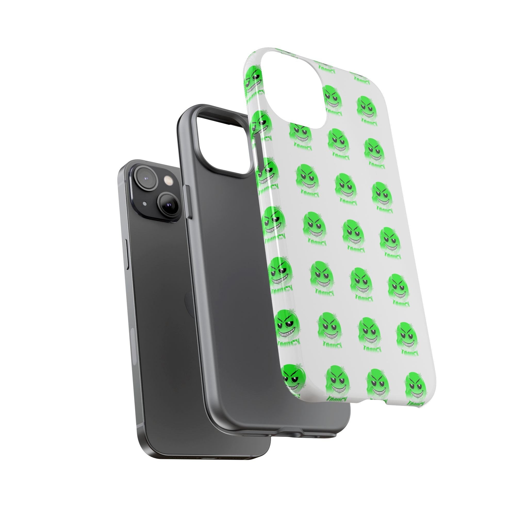 Tooiicy Green Face Phone Case Printify