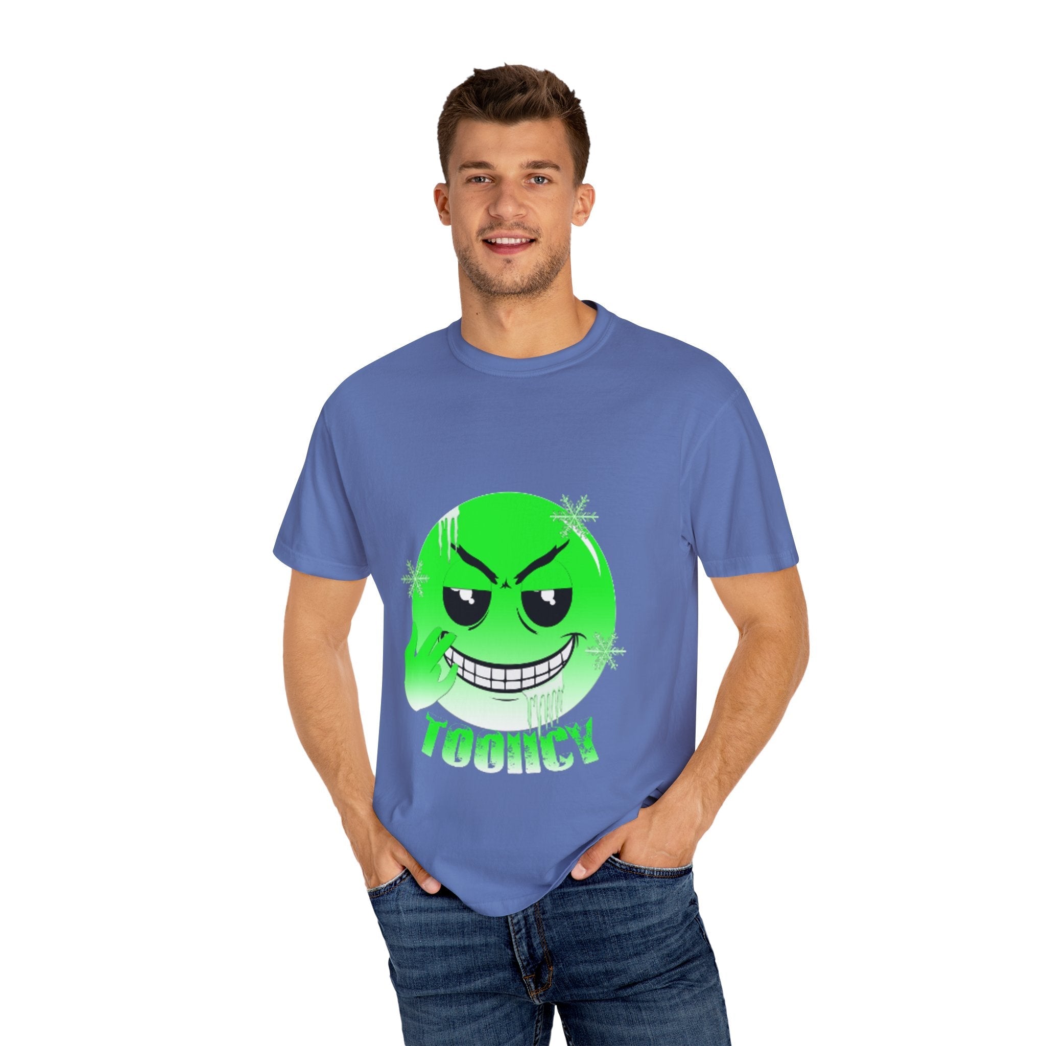 Tooiicy Green Face T-shirt Printify