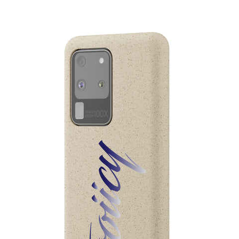 Eco-Friendly Biodegradable Phone Case - 'Tooiicy' Design